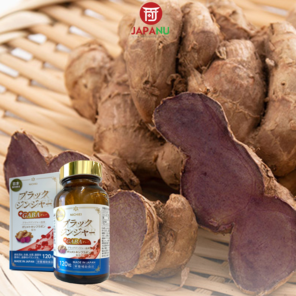 Giới Thiệu Viên Uống Gừng Đen Gaba Nhật Bản Hỗ Trợ Giảm Mỡ Bụng
