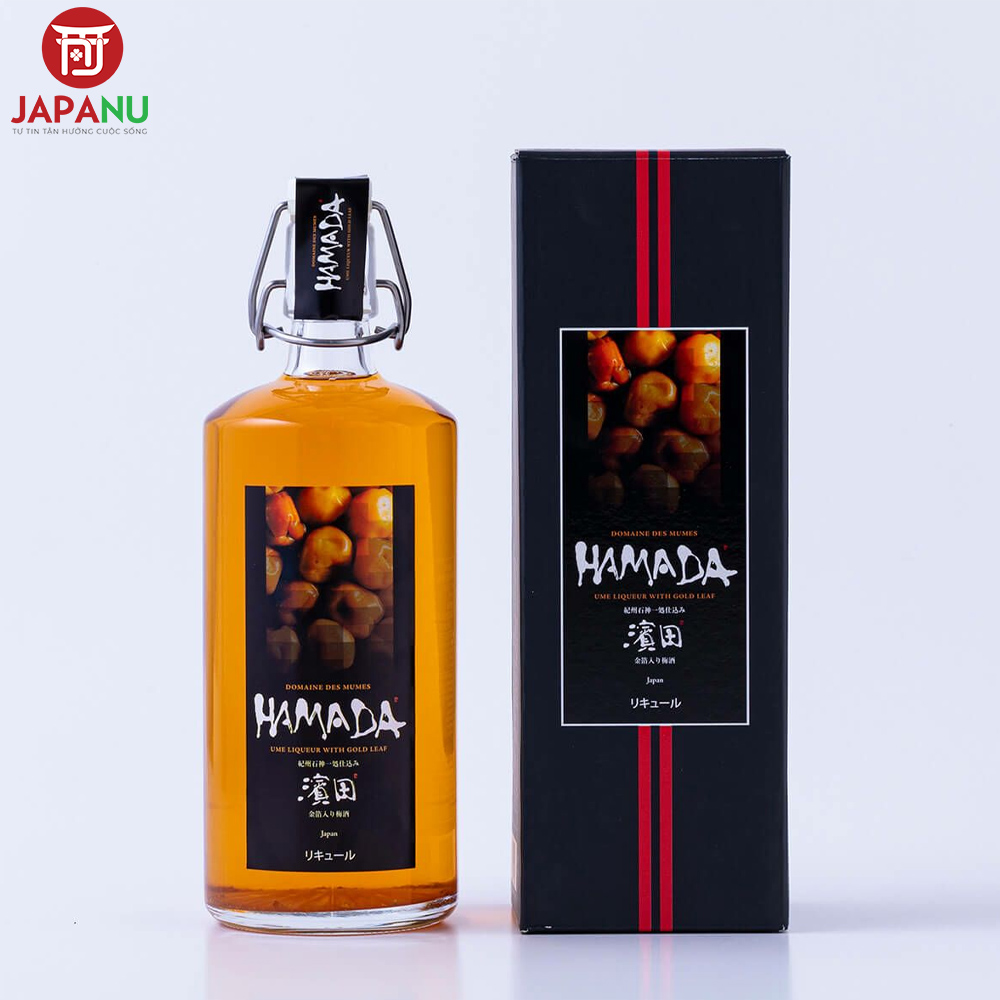 Giới Thiệu Rượu Mơ Vảy Vàng Hamada 750ml Nhật Bản