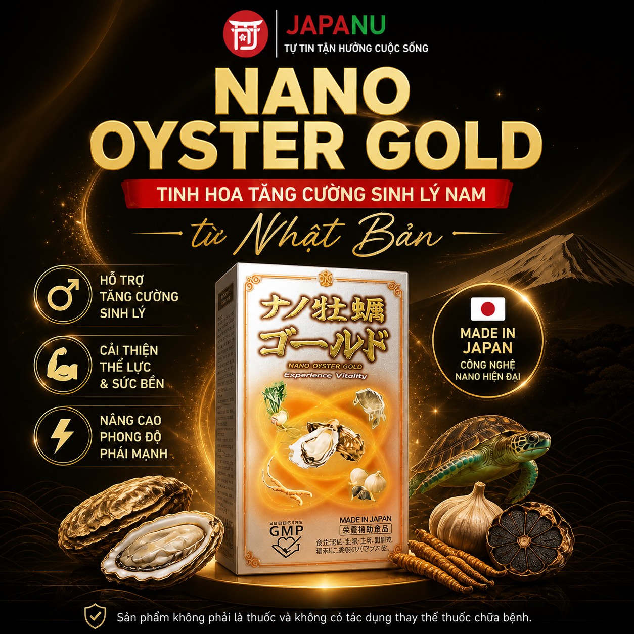 Viên uống tăng cường sinh lý Nano Oyster Gold