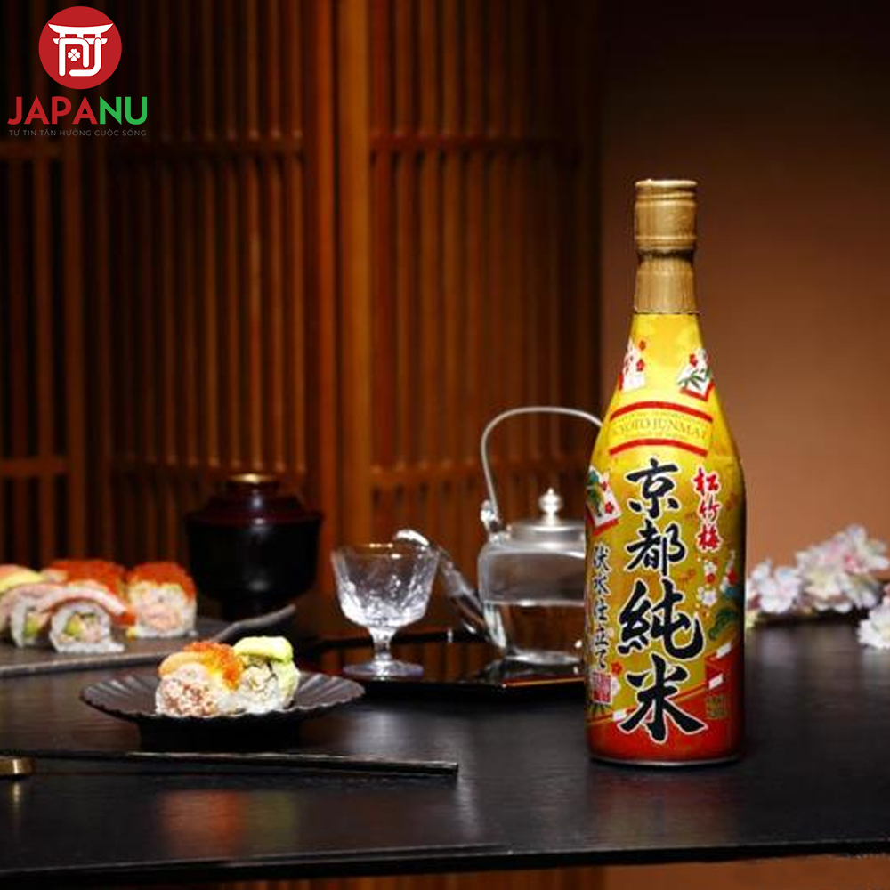 Rượu Shochikubai Kyoto Junmai mang vị đậm đà của gạo