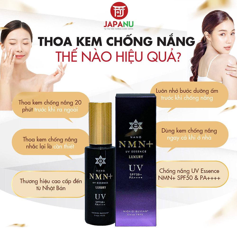 Hướng Dẫn Sử Dụng Kem Chống Nắng UV Essence NMN+