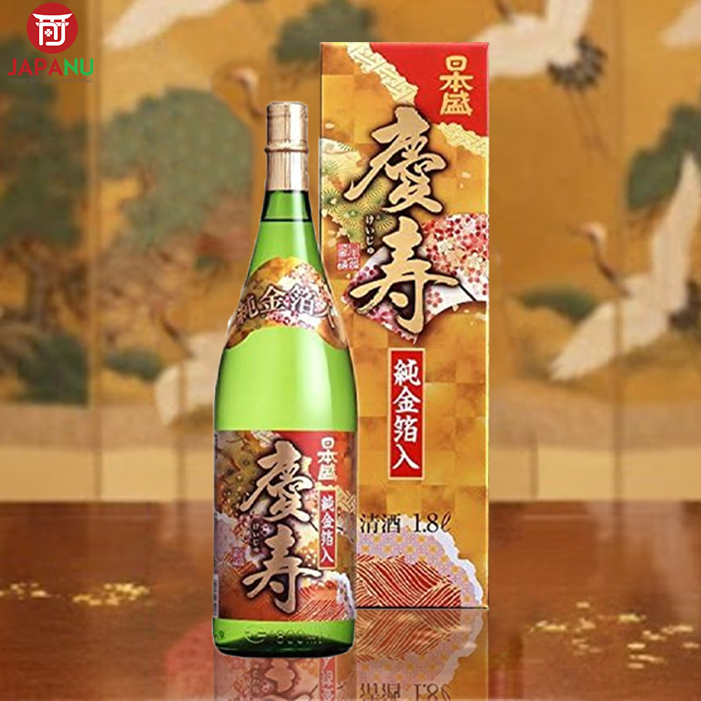 Vì Sao Nên Chọn Rượu Sake Vảy Vàng Keiju Junkinpakuiri Futsushu Nhật Bản