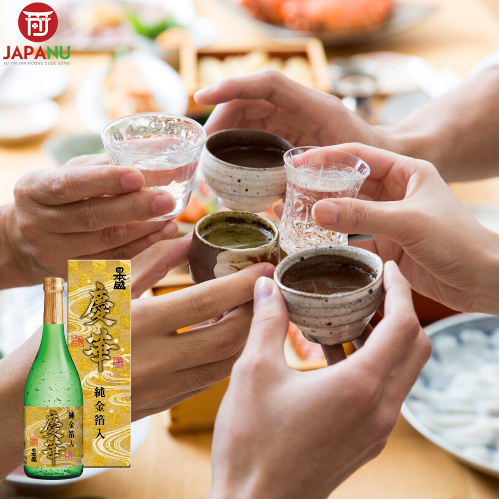 Vì Sao Nên Chọn Rượu Sake Vảy Vàng Nihonsakari Keika Junkinpakuiri Nhật Bản