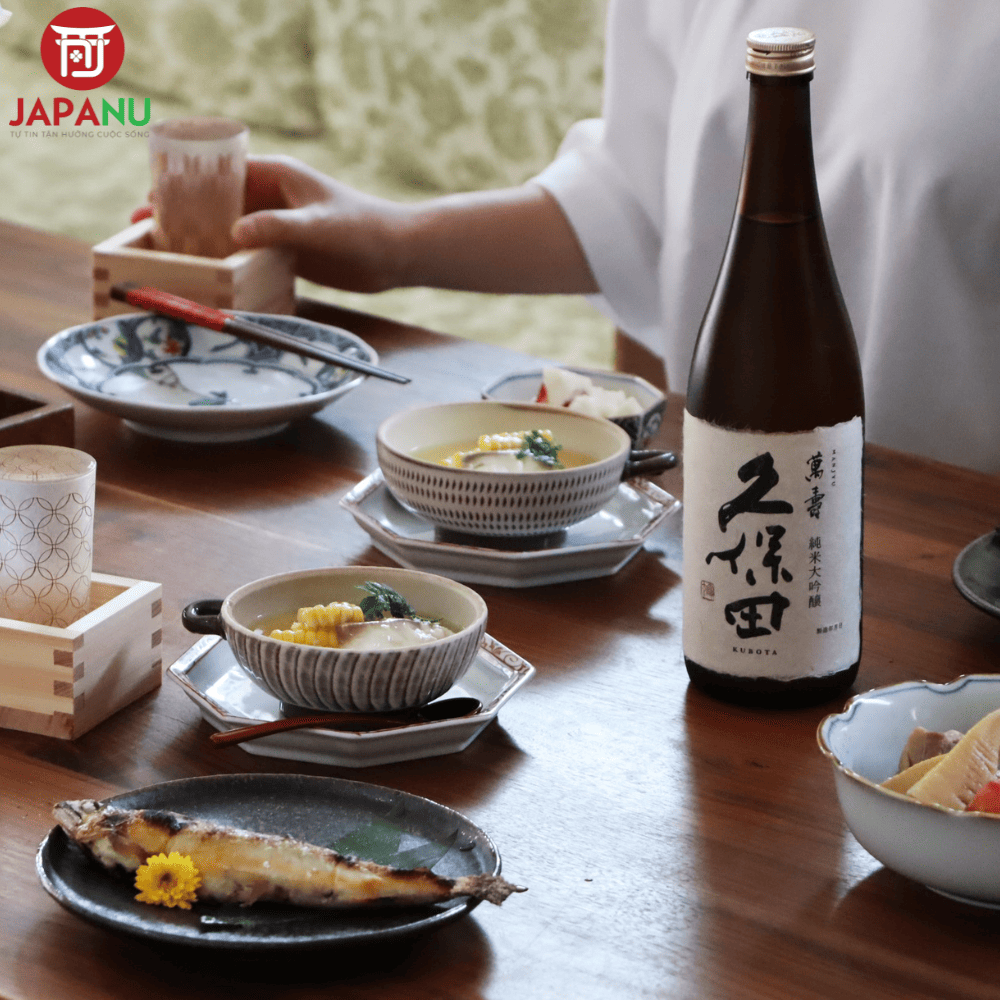 Sake Kubota Manju Junmai Daiginjo phù hợp tri ân các dịp đặc biệt