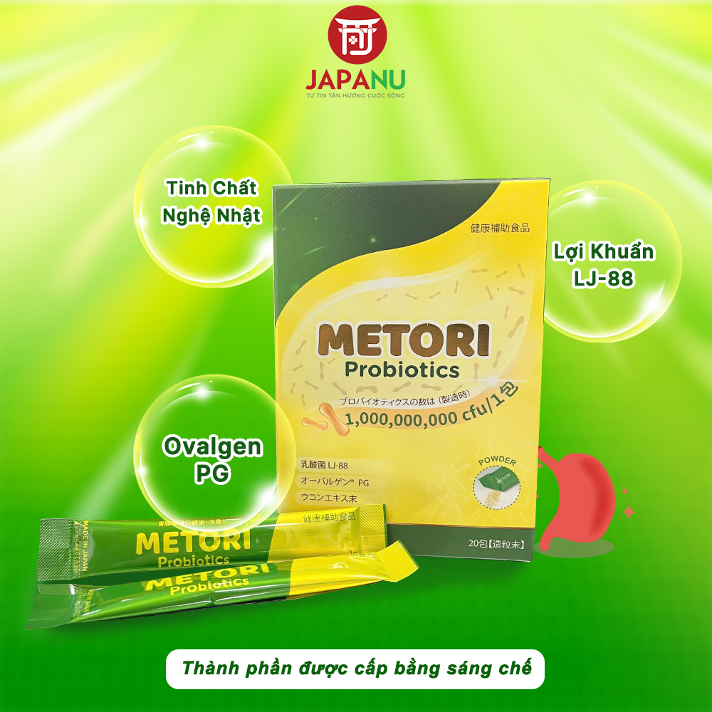 Thành Phần Có Trong Men Dạ Dày Metori Probiotics Nhật Bản