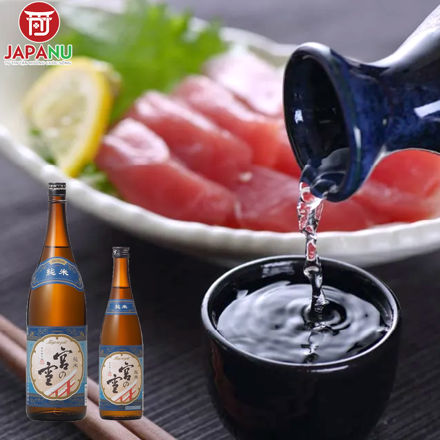 Giới Thiệu Rượu Sake Miyanoyuki Junmai 15% Nhật Bản