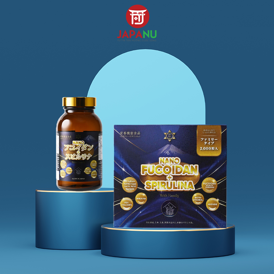 viên uống Nano Fucoidan và Tảo Xoắn Spirulina