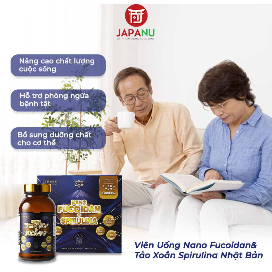Công Dụng Của Viên Uống Nano Fucoidan Và Tảo Xoắn Spirulina