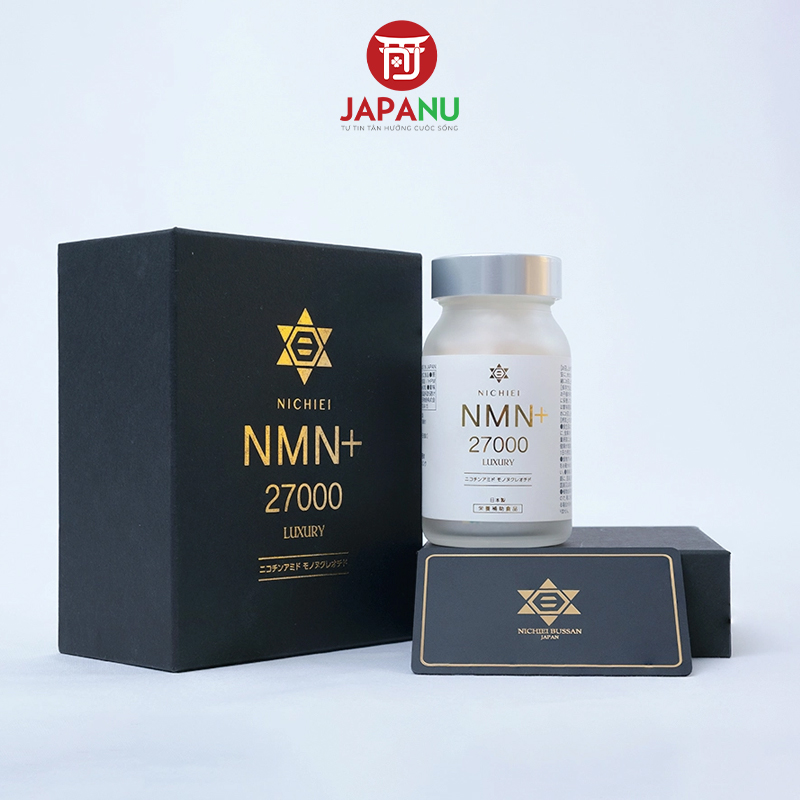 Viên uống NMN 27000 hỗ trợ làm chậm lão hóa và làm đẹp da