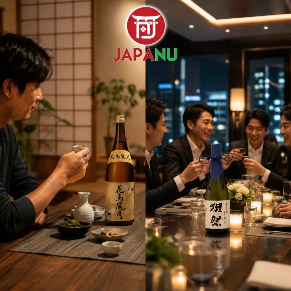 Rượu sake thông thường và rượu sake cao cấp