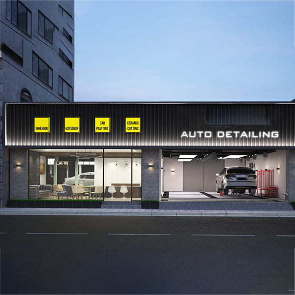 Tư vấn thiết kế và chọn mặt bằng trung tâm chăm sóc xe