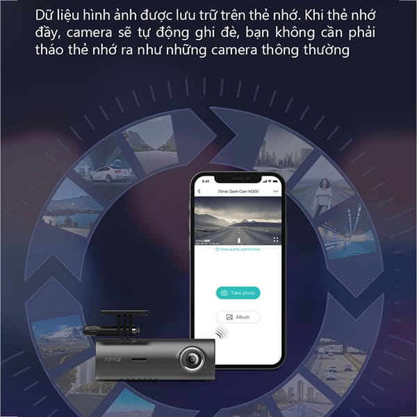 Camera Hành Trình Xiaomi 70MAI M300 Quốc Dân
