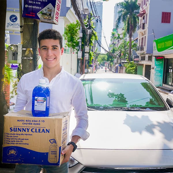nước rửa kính ô tô Sunny Clean