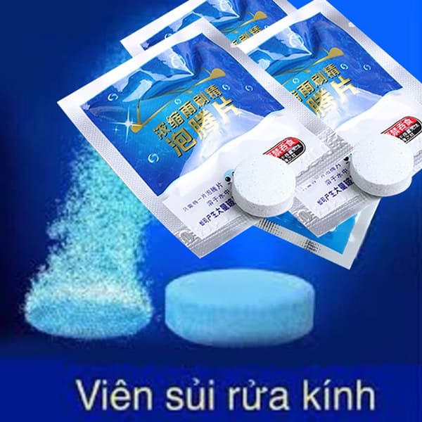 viên sủi rửa kính ô tô