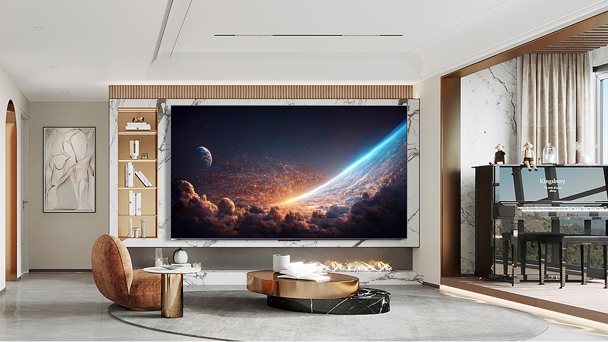 Google Tivi smart Coocaa QLED 4K 100 Inch 100A5D