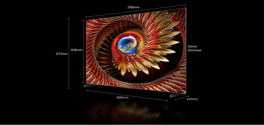 Tivi QD-Mini LED TCL 4K 98 inch 98C8K Mới 2025