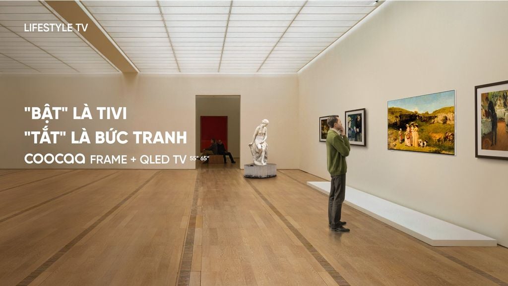 Google Tivi smart Khung Tranh Qled+ LN7000G - 55 inch