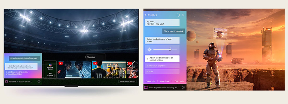 Hỗ trợ nhiều tính năng AI Tivi LG AI 4K 65 Inch 65UA7350PSB