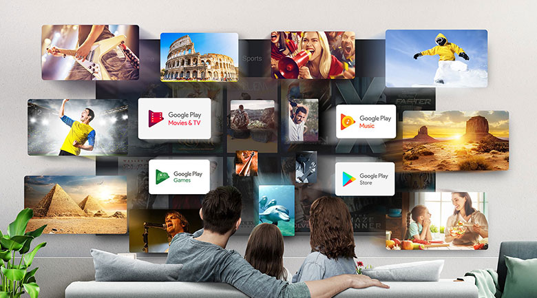 Android Tivi QLED TCL 4K 50 inch 50Q726 MỚI 2025