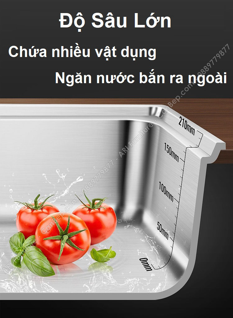 Chậu Rửa Chén 82x45cm - inox 304