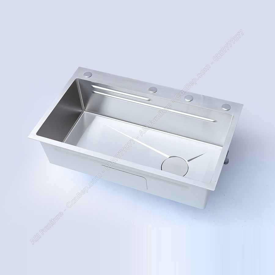 Chậu Rửa Chén 90x46cm Khay Thớt Dày 3.0mm - inox 304