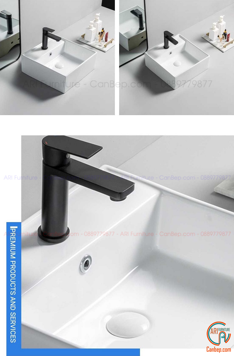 Lavabo Treo/ Đặt Bàn L4141 Trắng