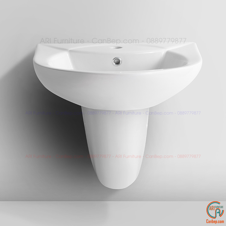 Lavabo Chân Treo LWB02 Trắng