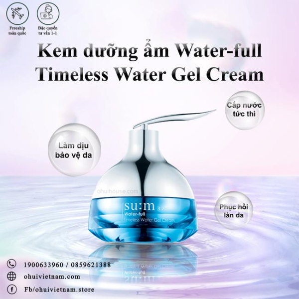 Kem dưỡng ẩm Water-full Timeless Water Gel Cream