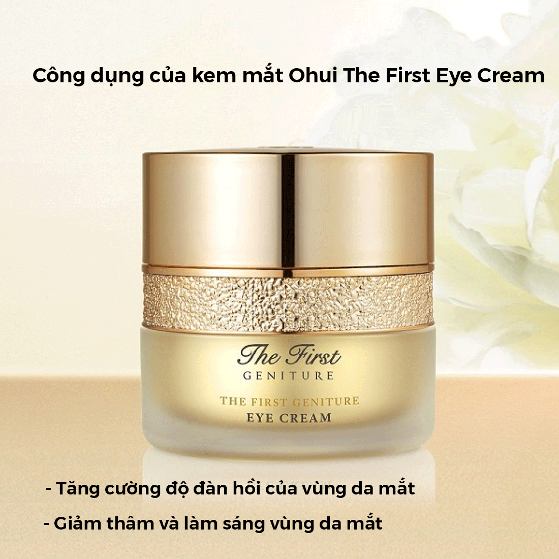 công dụng của kem mắt ohui the first eye cream