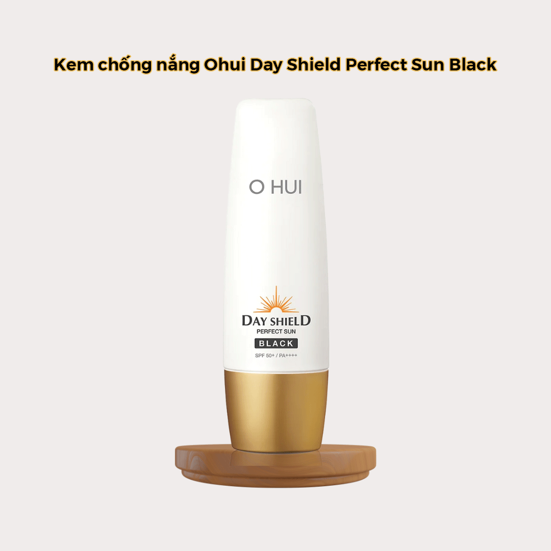 kem chống nắng ohui day shield perfect sun black