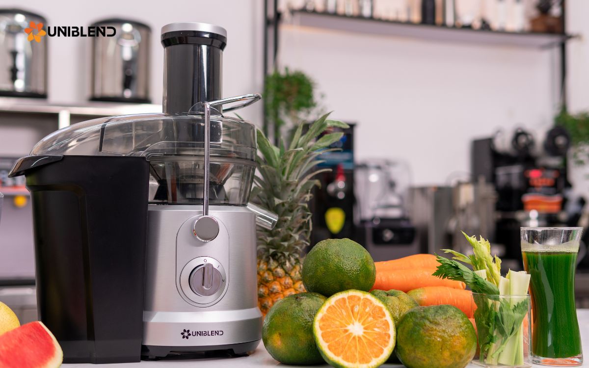 Máy ép trái cây Uniblend SS-01 rất phù hợp để sử dụng kinh doanh tại các quán giải khát, quán cà phê, trà sữa,… cũng như là tại gia đình, văn phòng