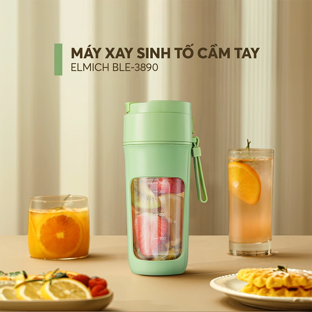 máy xay sinh tố Elmich BLE 3889 cầm tay tiện dụng