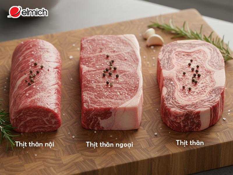 Các loại thịt bò phù hợp làm bò áp chảo