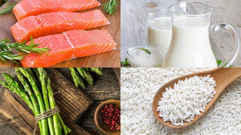 4: Cá hồi kết hợp với măng tây cũng là một lựa chọn giàu dinh dưỡng