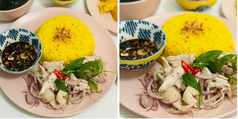 Ảnh 11: Hình ảnh cơm gà thành phẩm