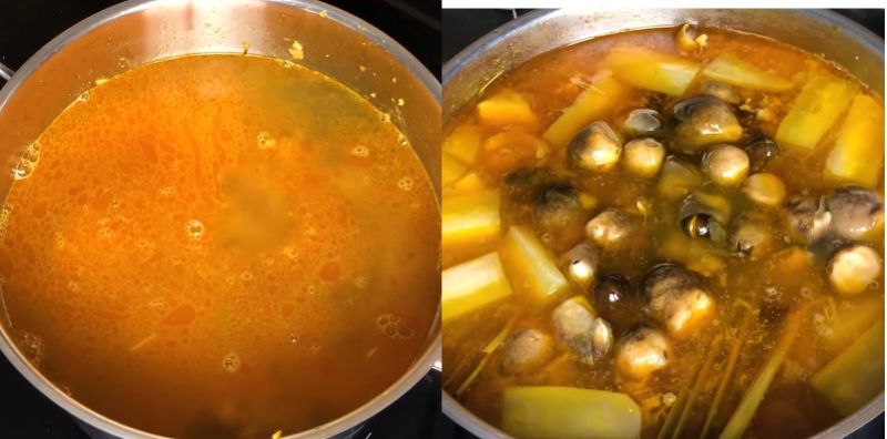 7: Nêm nếm gia vị cẩn thận để nước dùng ngọt và vừa miệng