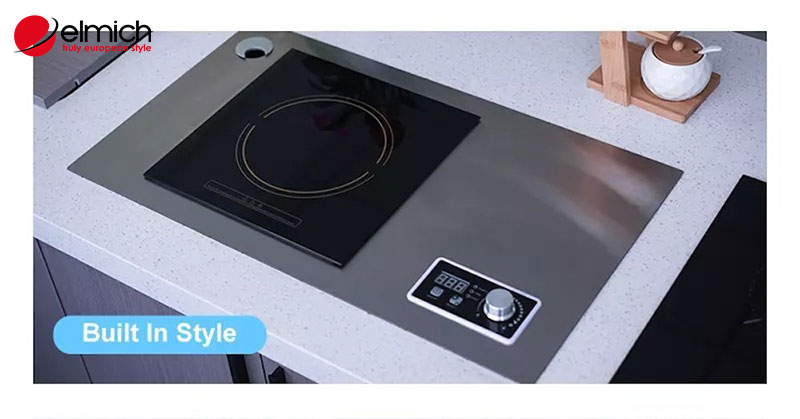 Hình 1: Bếp từ đơn âm thường có kích thước nhỏ gọn, chỉ khoảng 27cm * 27cm