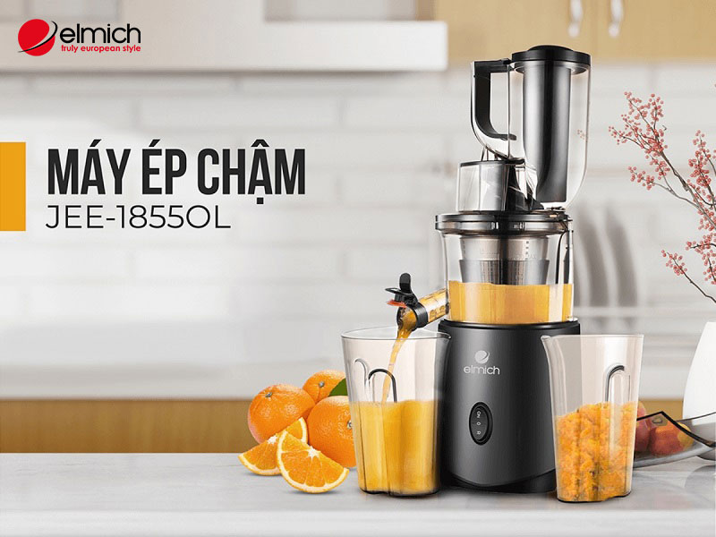 Hình 1: Máy ép chậm là thiết bị được sử dụng ngày càng phổ biến hiện nay