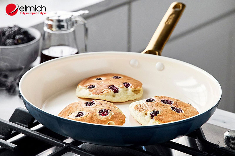 Hình 1: Giới thiệu sơ lược về đặc tính của chảo ceramic tại Elmich