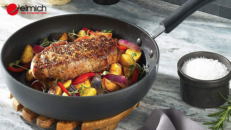 HÌnh 2: Chảo làm từ gốm sứ có khả năng chịu nhiệt cực tốt