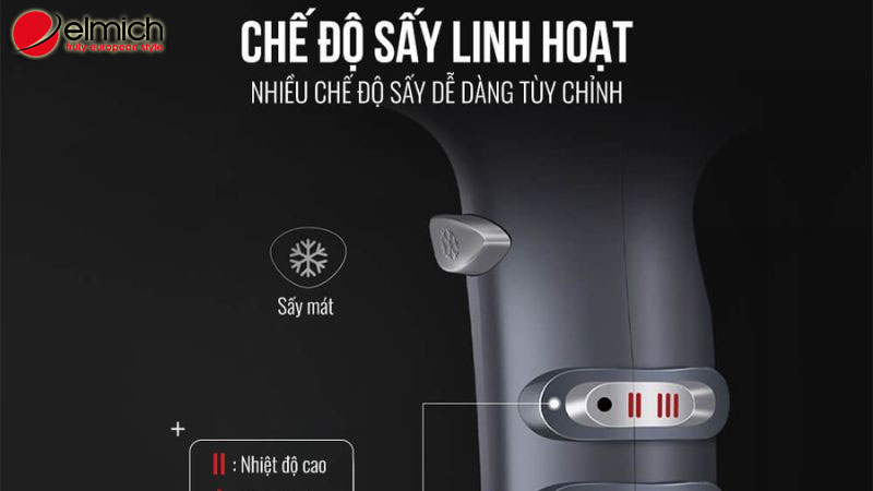 Hình 3: Nên chọn máy có nhiều chế độ sấy đa dạng