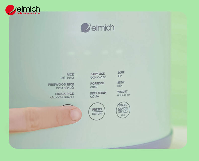 Hình 4. Lựa chọn chế độ nấu phù hợp theo nhu cầu sử dụng