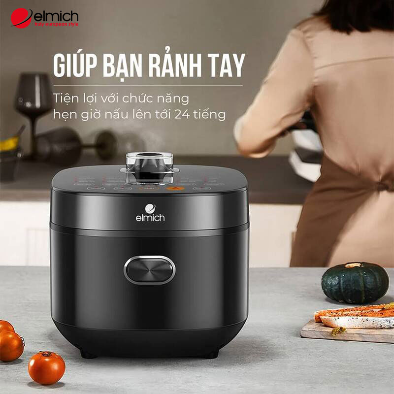 Hình 4: Chức năng hẹn giờ nấu giúp bạn tối ưu lượng điện tiêu hao