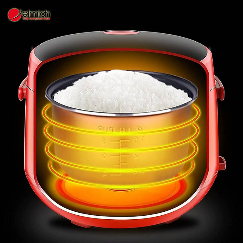 Hình 4: Nguyên lý hoạt động của nồi cơm điện