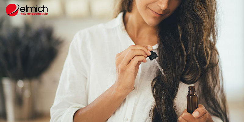 Hình 5: Cần dùng thêm dầu dưỡng để tóc chắc khỏe và ít hư tổn vì nhiệt