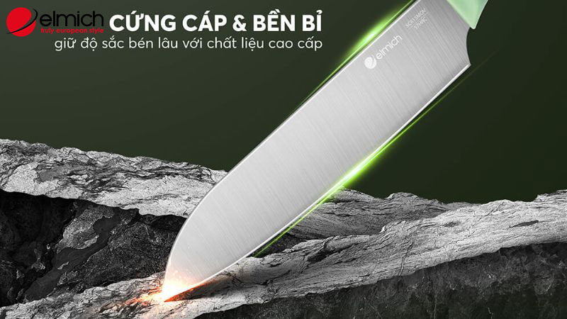 Hình 5: Độ cứng lớn cho phép người nấu dùng dao với nhiều mục đích khác nhau