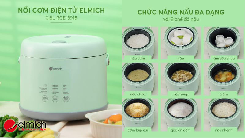 Hình 5: Elmich RCE 3915 phù hợp cho gia đình ít người