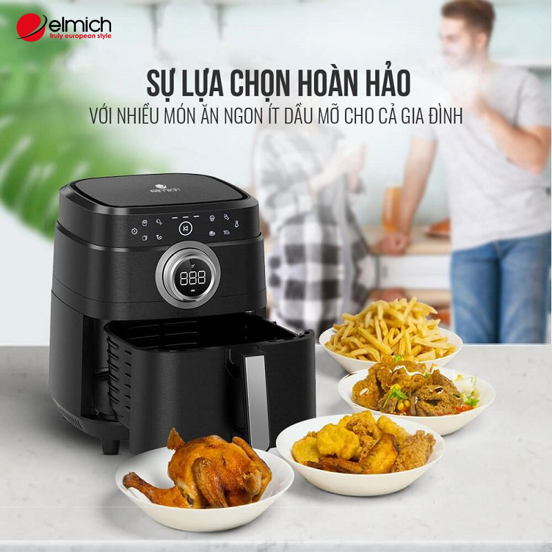 Hình 6: Nồi chiên không dầu Elmich AFE-3942OL