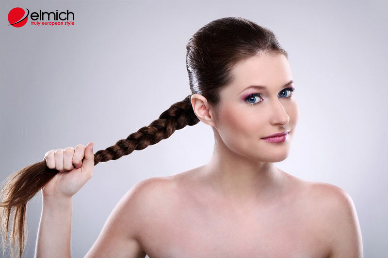 Hình 6: Bạn cũng có thể thử tết tóc và để qua đêm để làm phồng tóc