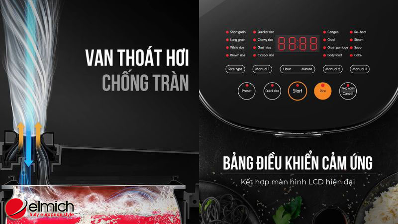 Hình 6: Nồi cơm RCE 1789 là sản phẩm chất lượng trong phân khúc cao cấp